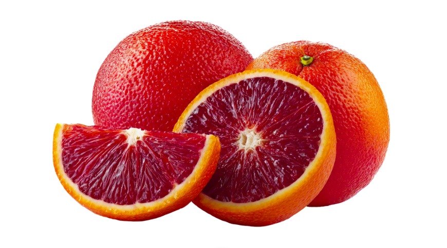 Blood Orange – whole and cut
